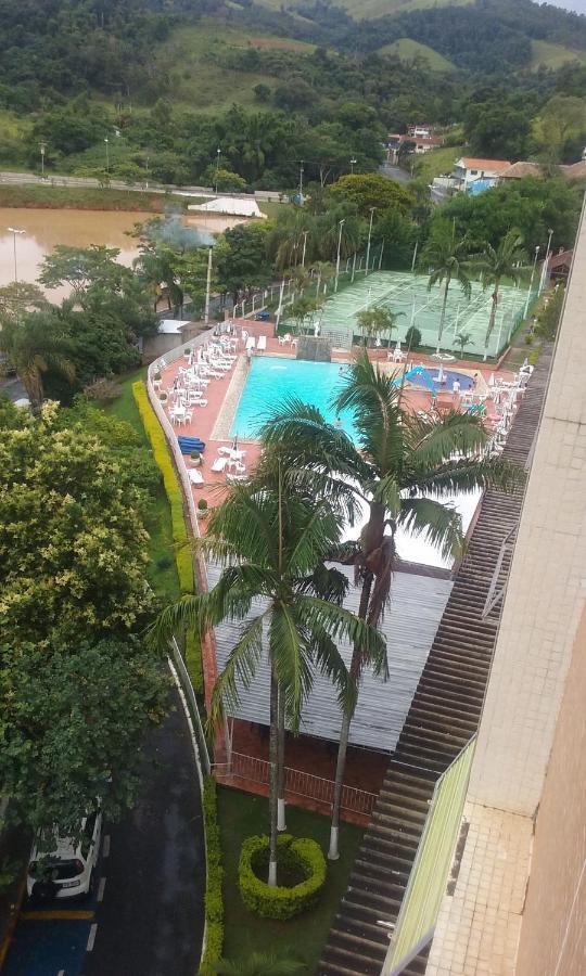 Flat No Cavalinho Branco Aparthotel Aguas de Lindoia Ngoại thất bức ảnh